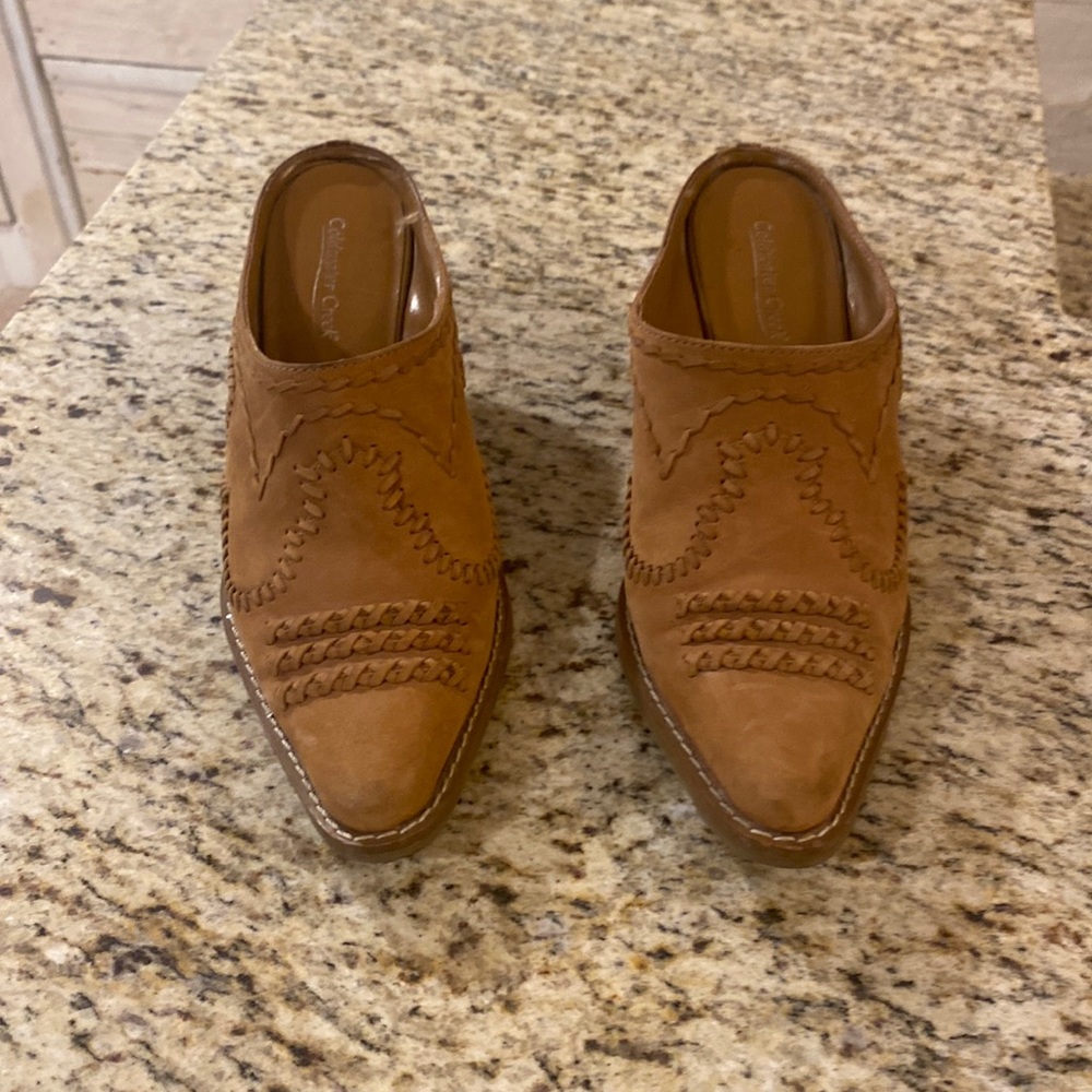 Leather Mules - size 6.5
